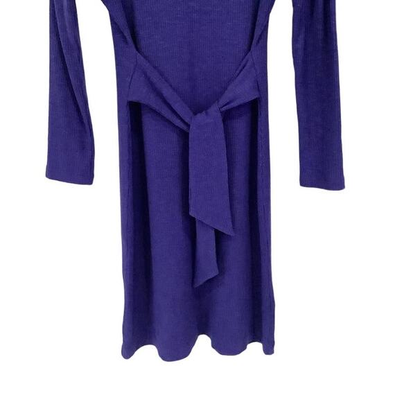 Anthropologie Olivia Turtleneck Dress In Sapphire Size Small Sweater Dress - Picture 4 of 8